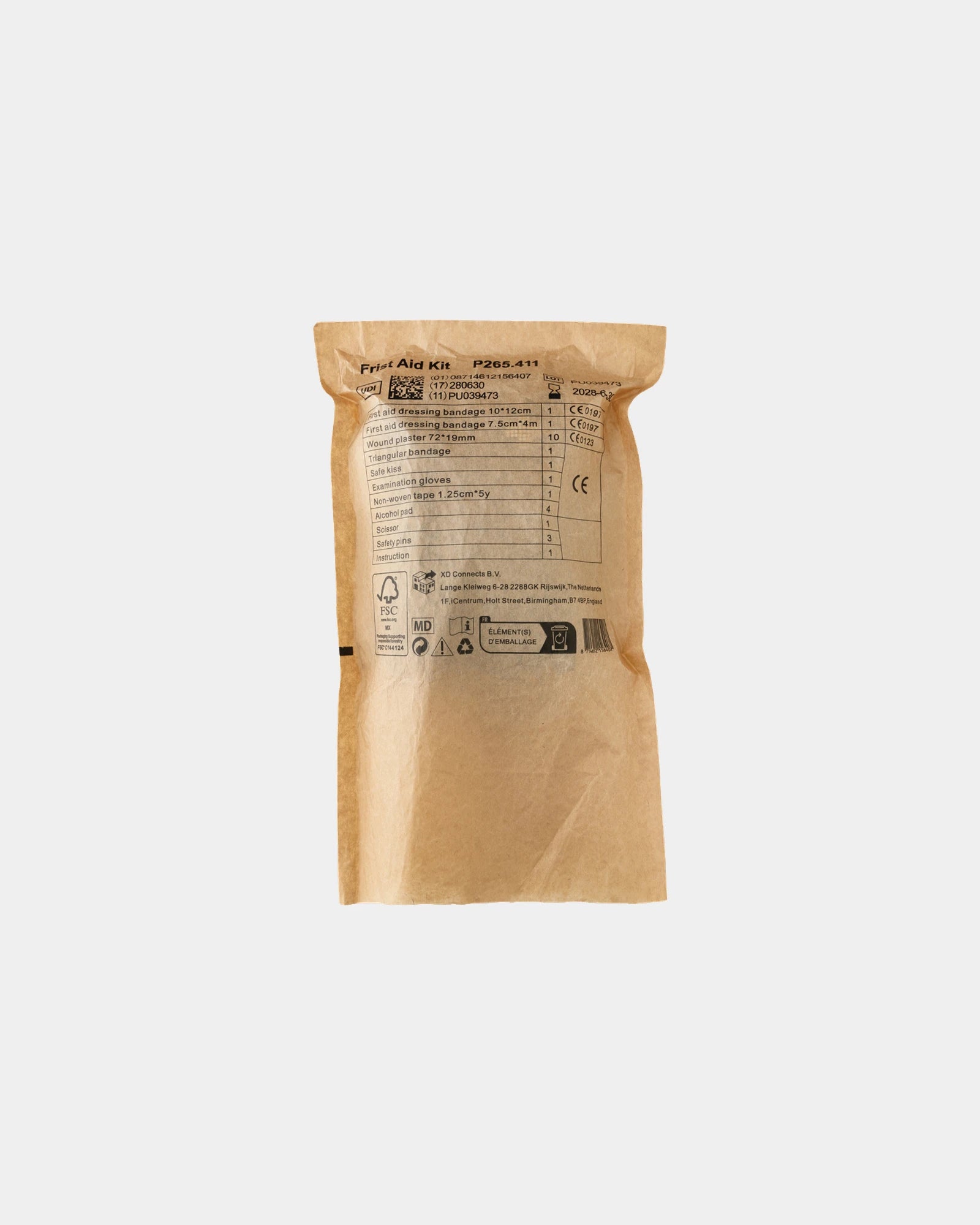Promotional recycled PU first aid kit