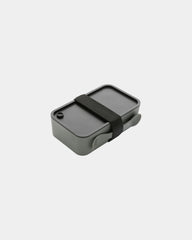 Promotional eco-friendly lunch box 0.8L with cutlery - Grey