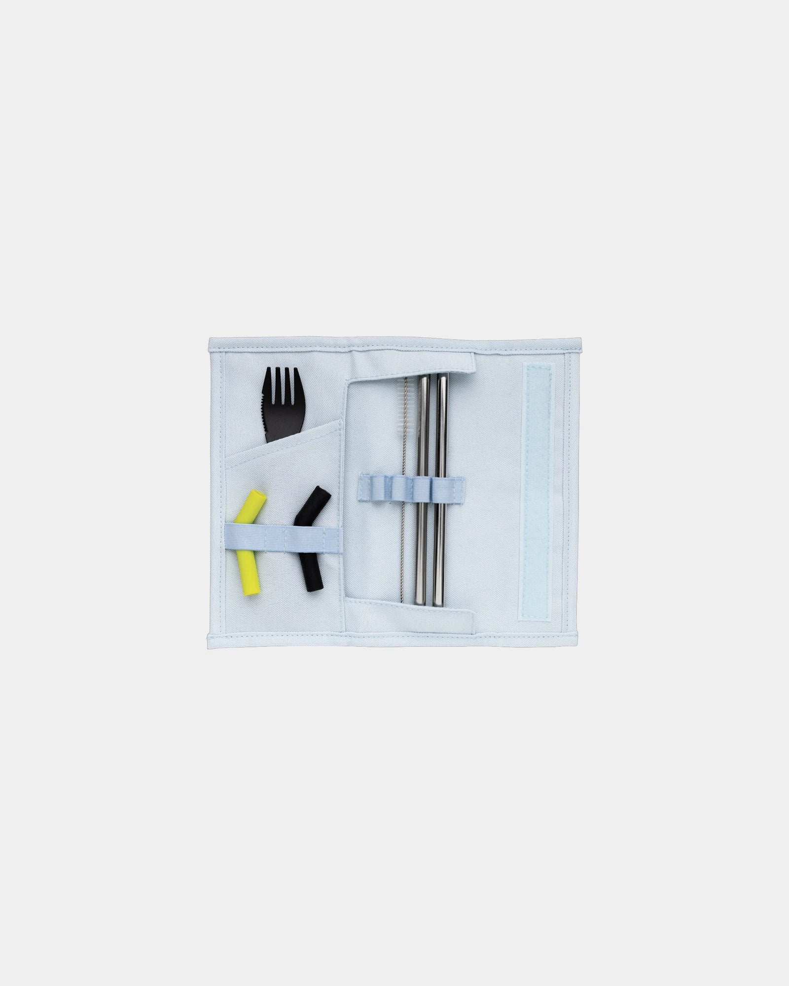 Promotional stainless steel straw set with silicone tips - 9