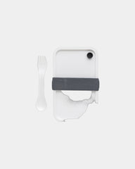 Promotional PP lunch box with spoon-fork - 16