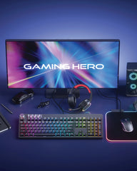 Custom RGB gaming mouse ergonomic design - 1