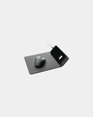 Promotional recycled PU mouse pad with 10W charger