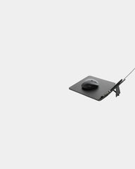 Promotional recycled PU mouse pad with 10W charger