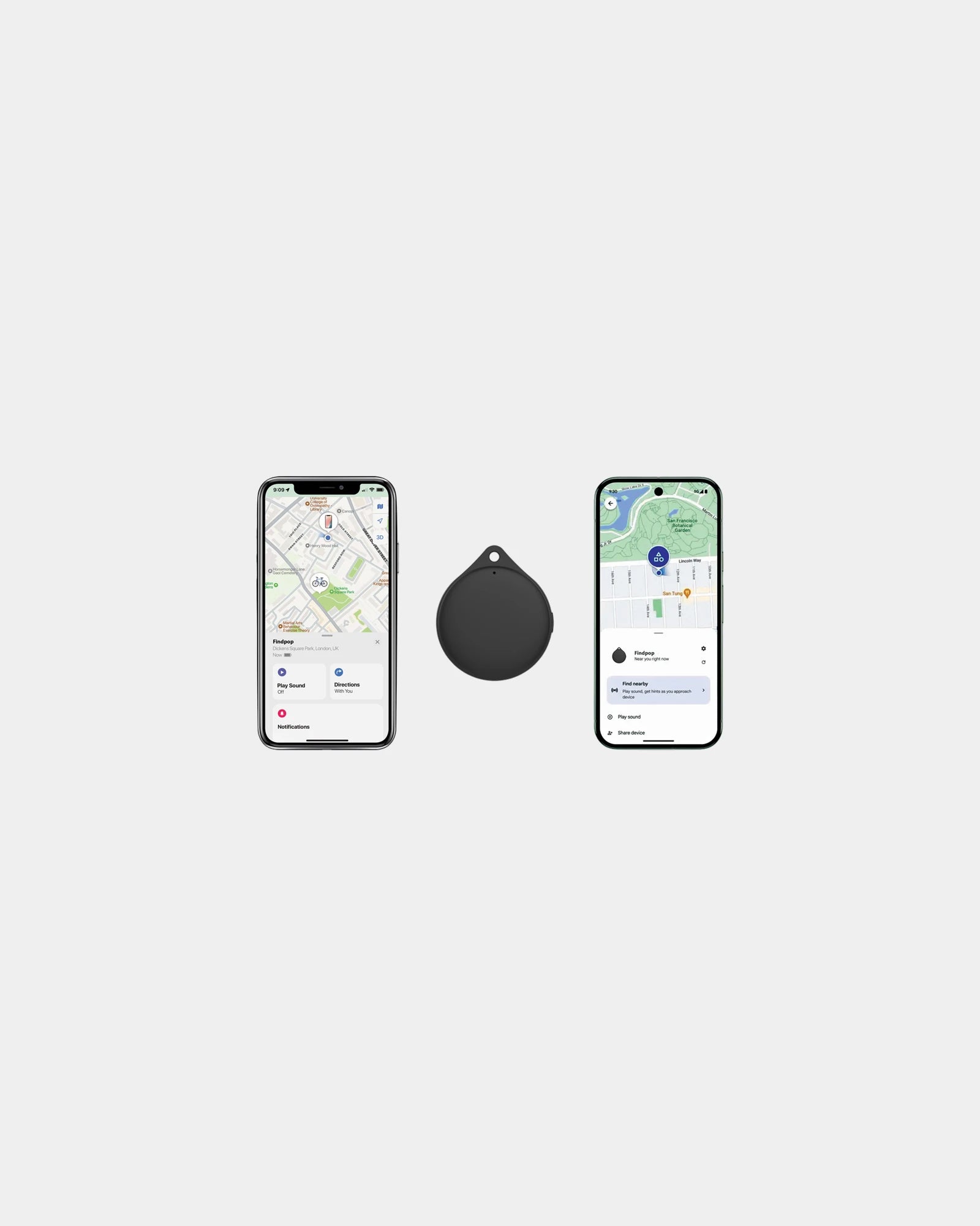 Promotional recycled plastic Findpop Dual locator - 3