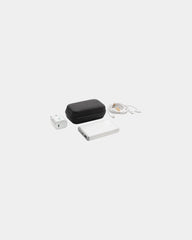 Custom recycled PET charger set 20W power bank - Black