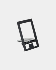 Promotional recycled plastic phone stand - Black