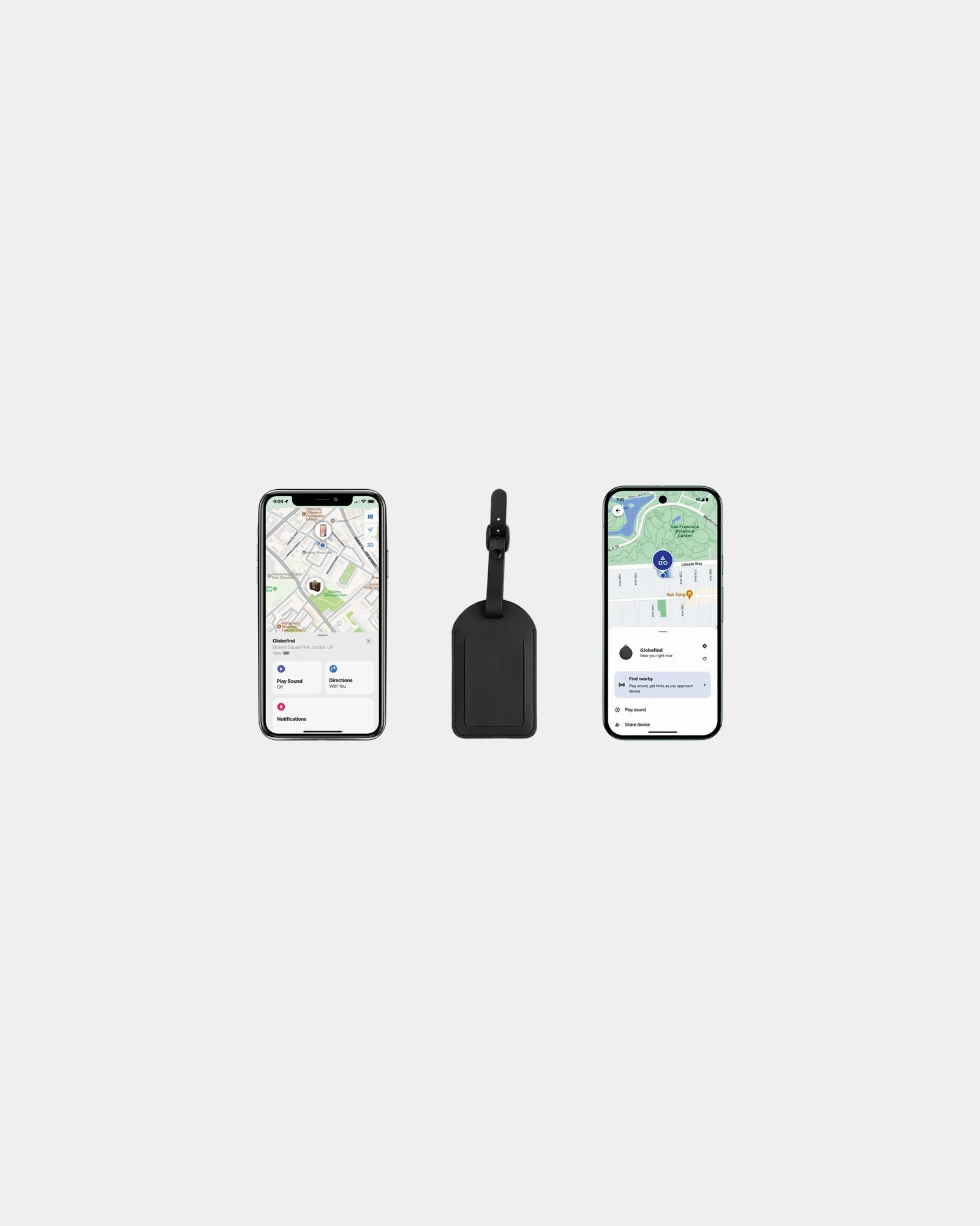 Promotional recycled luggage tag with geolocation - 3