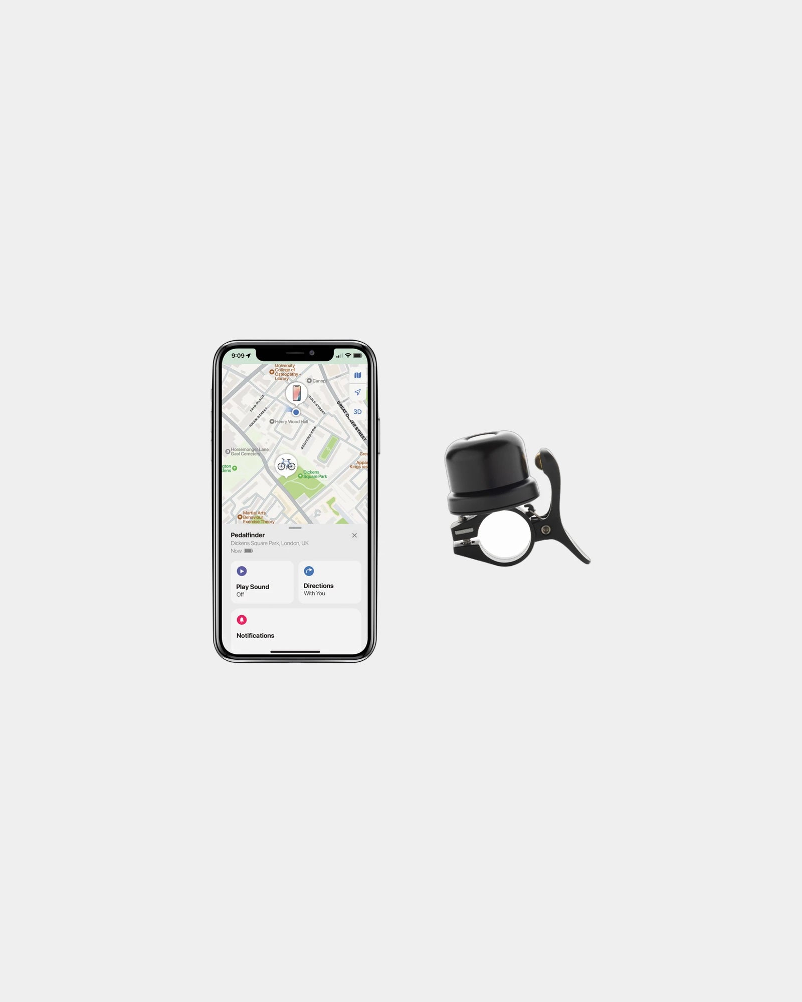Promotional bike bell with geolocation Pedalfinder - 2