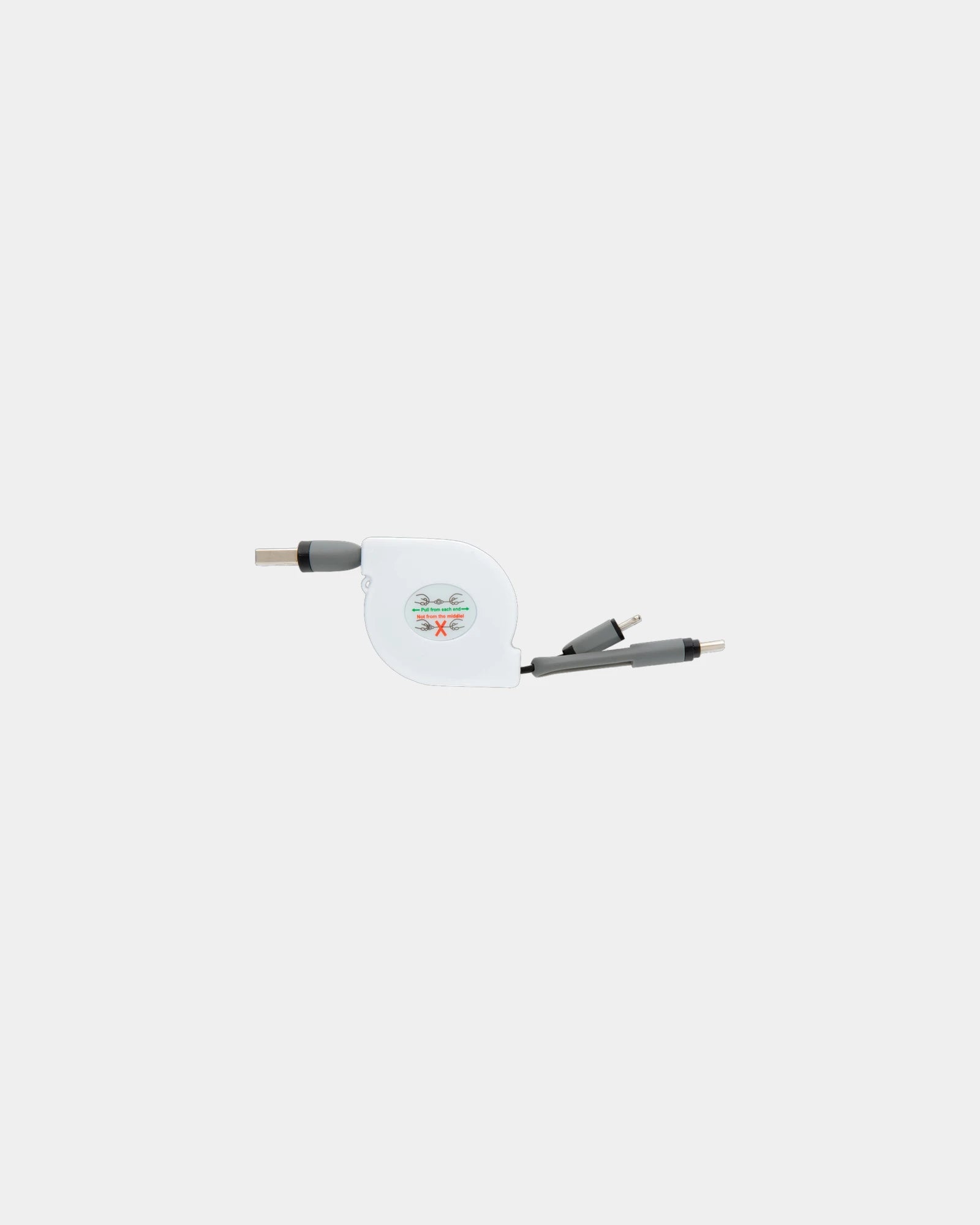 Promotional retractable 3-in-1 charging cable - 5