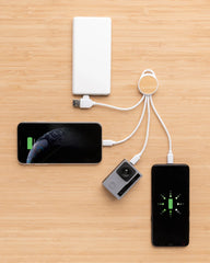 Promotional recycled TPE cable with bamboo casing - 6