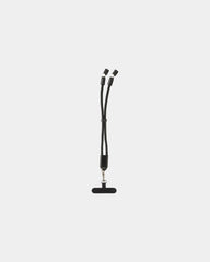 Promotional rPET 60W charging bracelet LoopAmp - Black