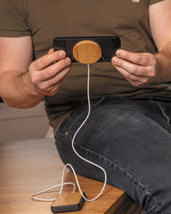 Custom bamboo wireless charger 10W - 9