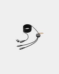 Promotional 3m recycled PET charging cable - Grey