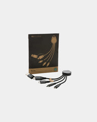 Promotional recycled aluminum 6-in-1 charging cable - 1