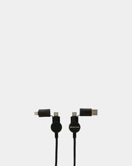 Custom 6-in-1 charging cable Urban Vitamin Oakland - Black