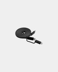 Promotional magnetic cable 60W 2-in-1 for devices - Black