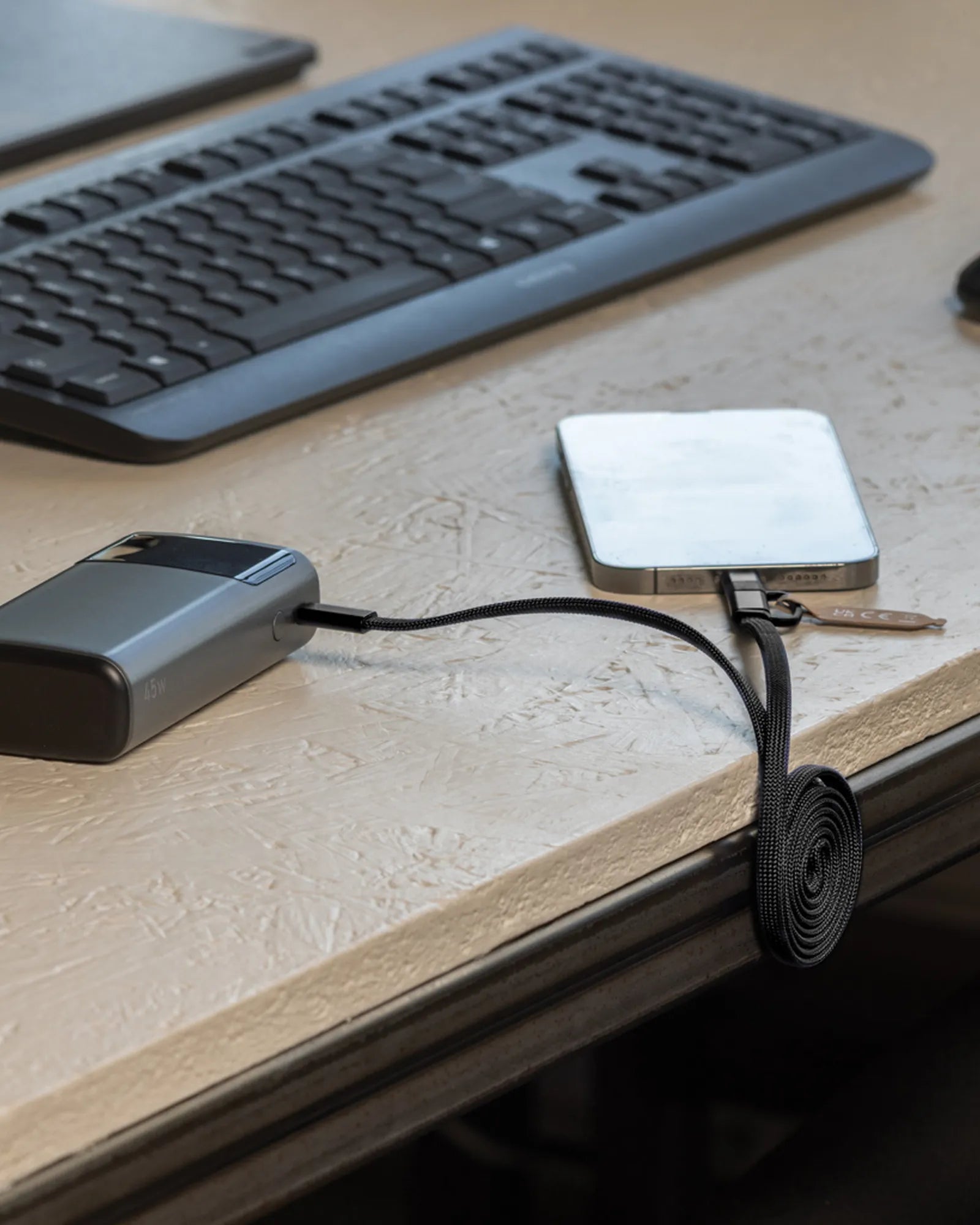 Promotional magnetic cable 60W 2-in-1 for devices - 8