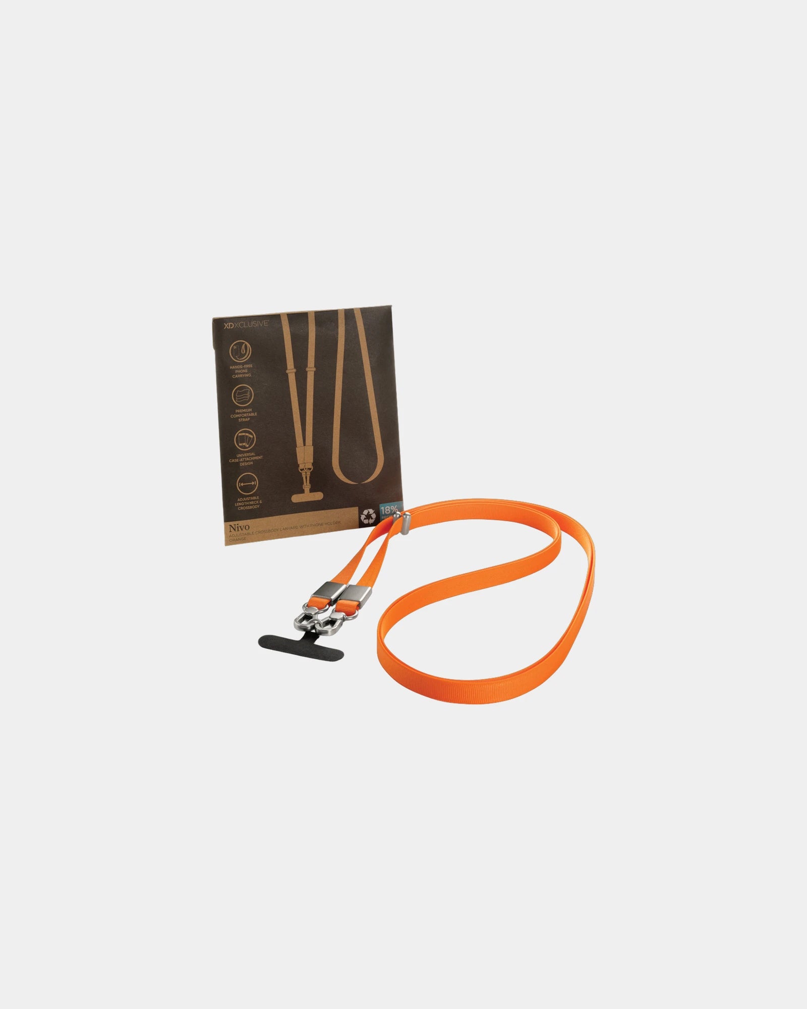 Promotional recycled PET phone lanyard Nivo - 20
