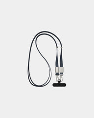 Promotional recycled PET phone lanyard Nivo - Navy