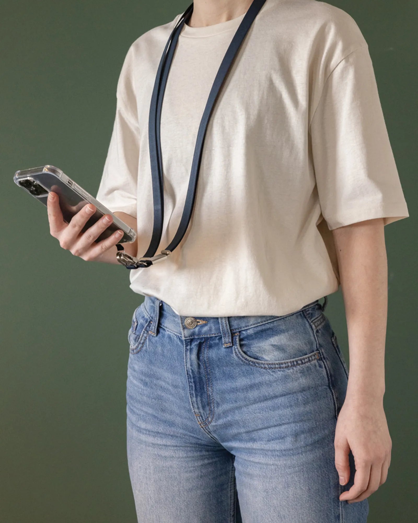 Promotional recycled PET phone lanyard Nivo - 39