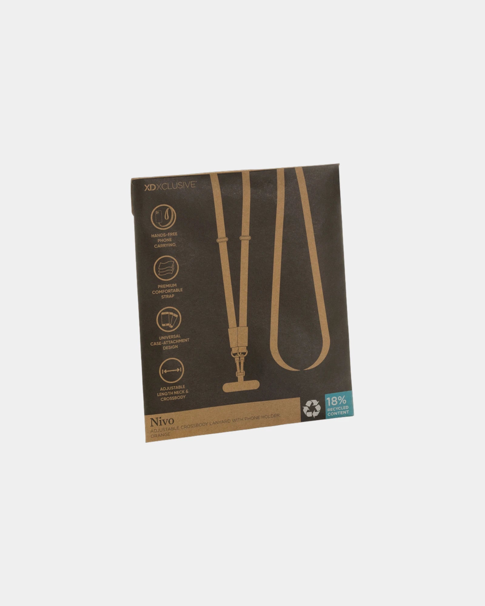 Promotional recycled PET phone lanyard Nivo - 26