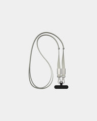 Promotional recycled PET phone lanyard Nivo - Grey