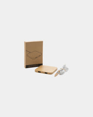 Custom FSC bamboo wireless charger with USB ports - 2