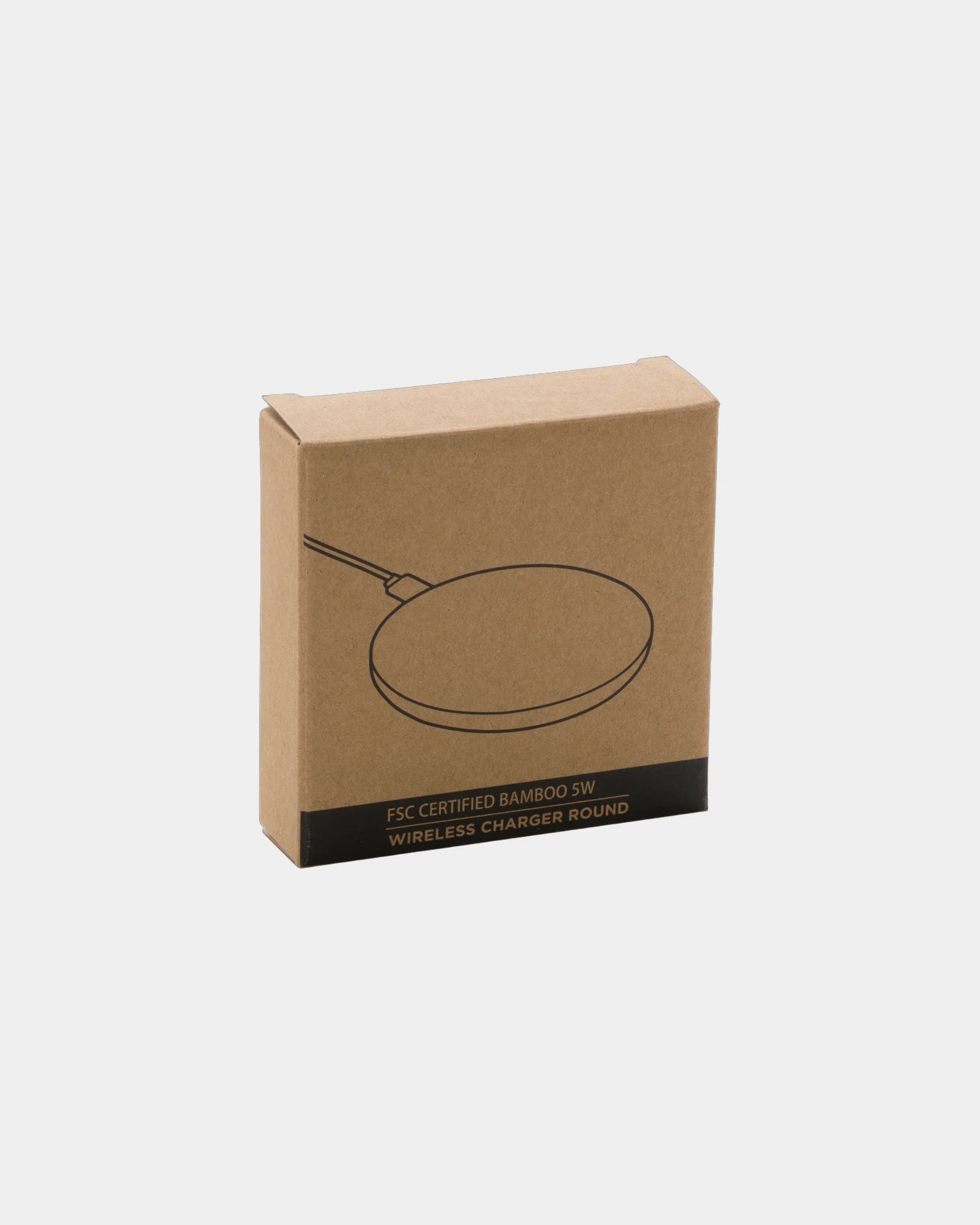 Custom FSC bamboo 5W wireless charger - 2