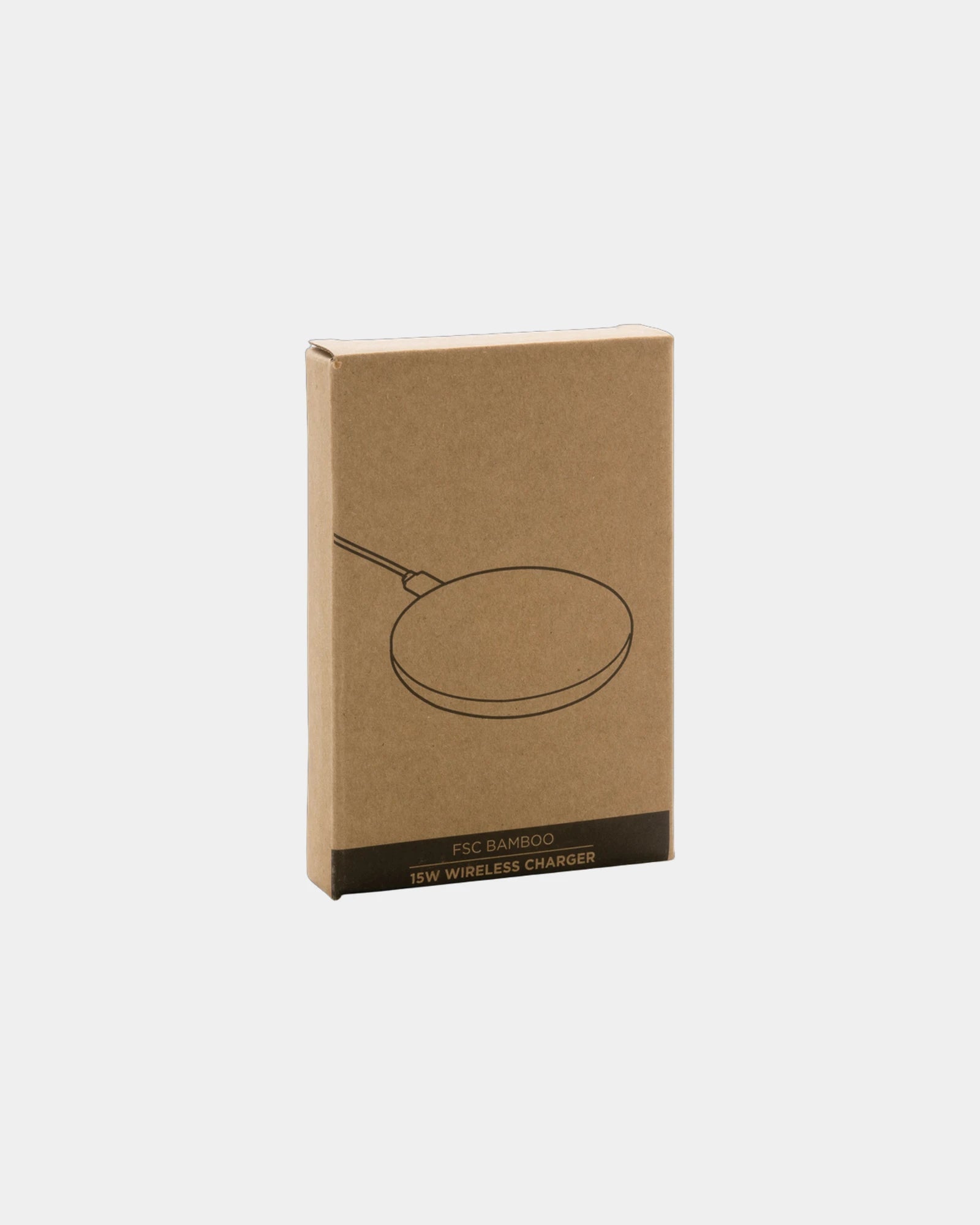 Custom bamboo wireless charger 15W - 2