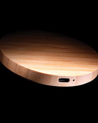 Custom bamboo wireless charger 15W - 4