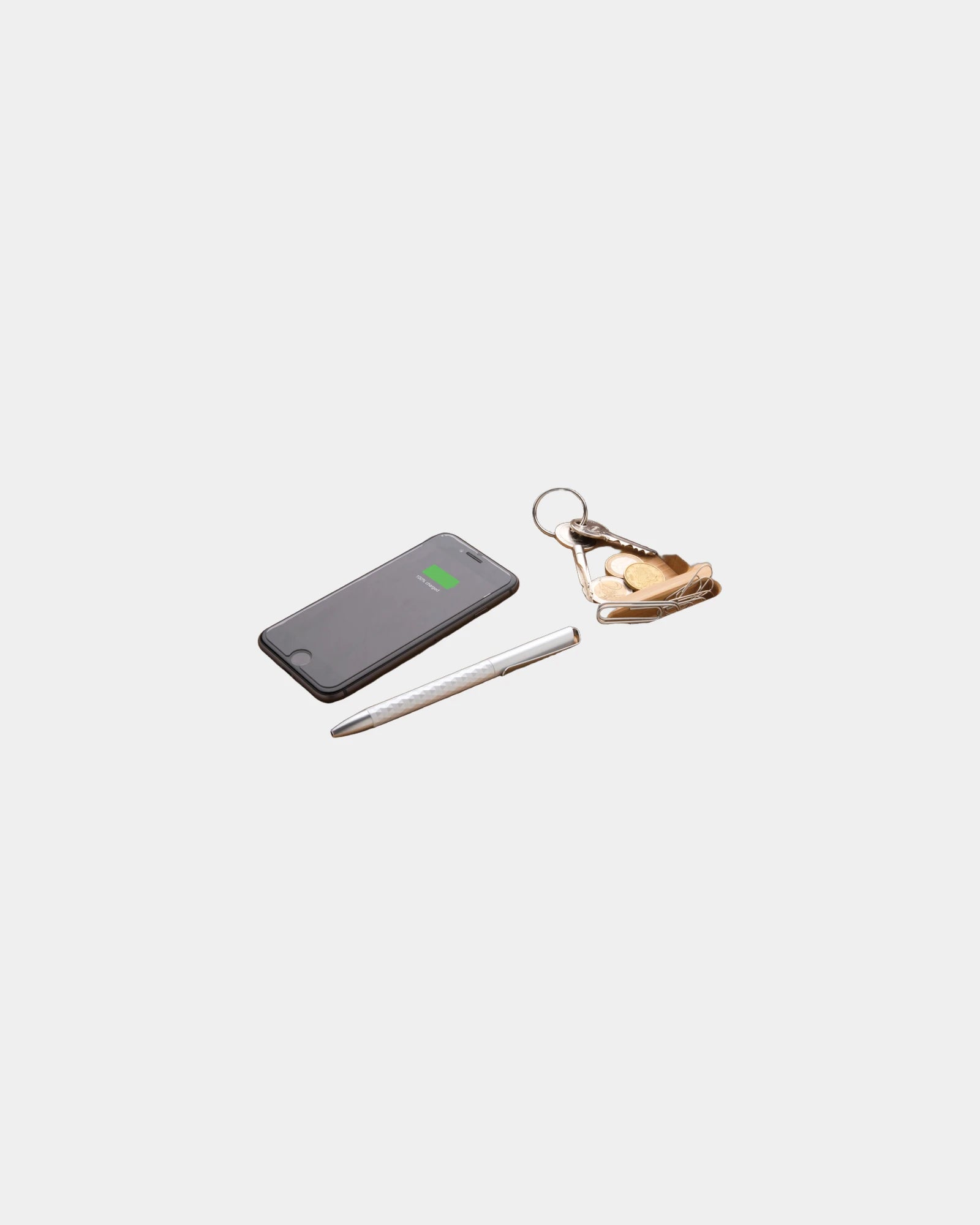 Custom bamboo organizer with 10W wireless charger - 1