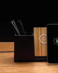 Custom 10W wireless charger with pen holder - 5