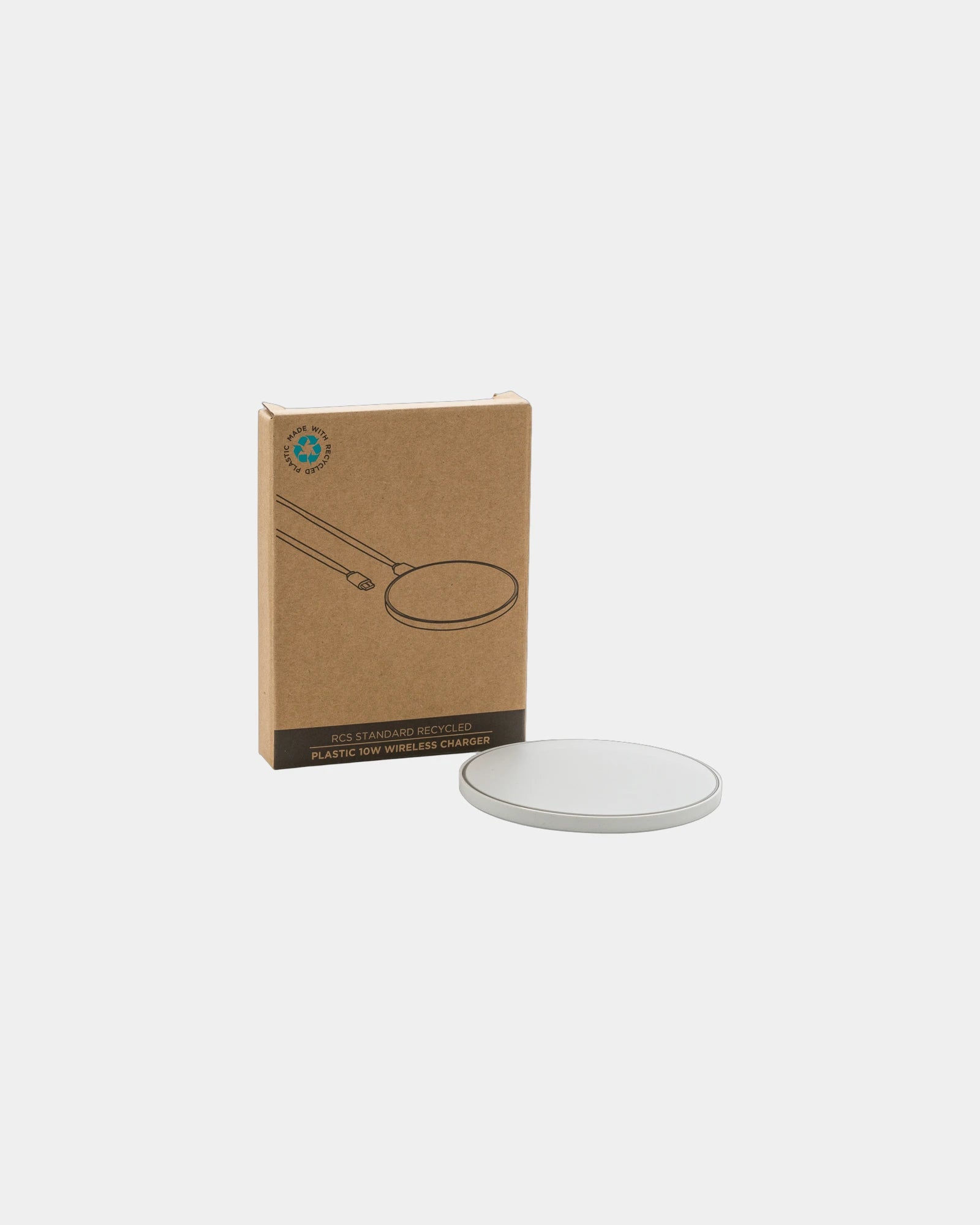 Promotional recycled plastic 10W wireless charger - 7