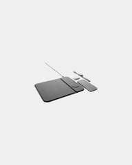 Promotional recycled PU mouse pad with 15W charger