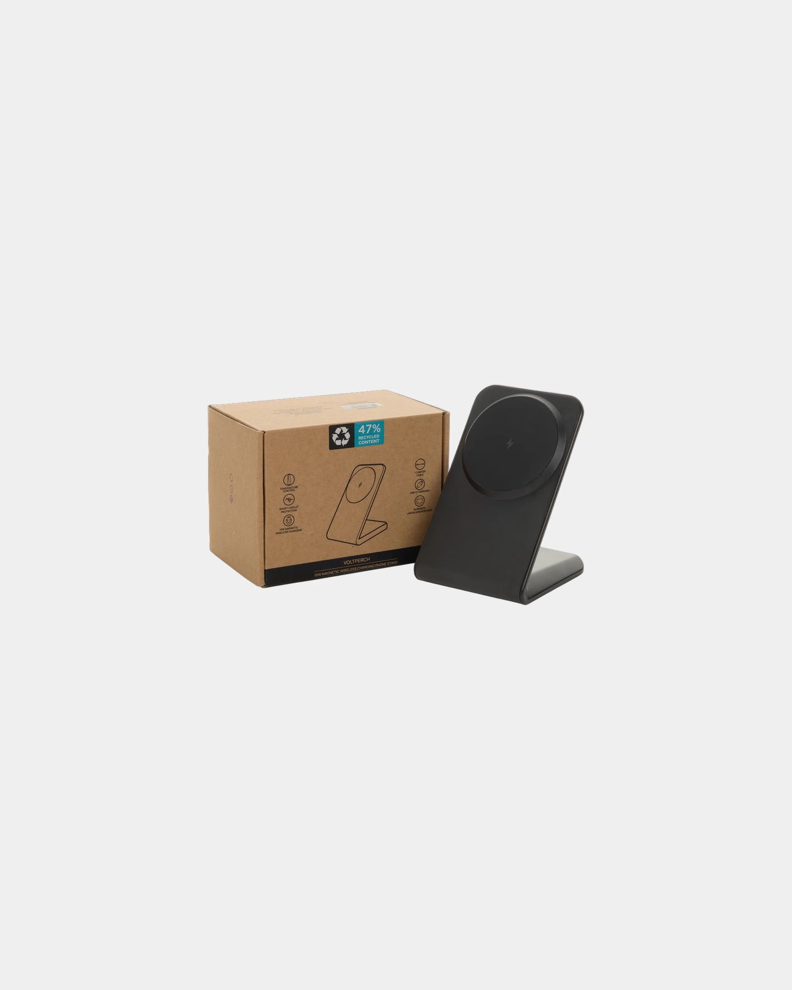Promotional recycled plastic 15W wireless charger - 3