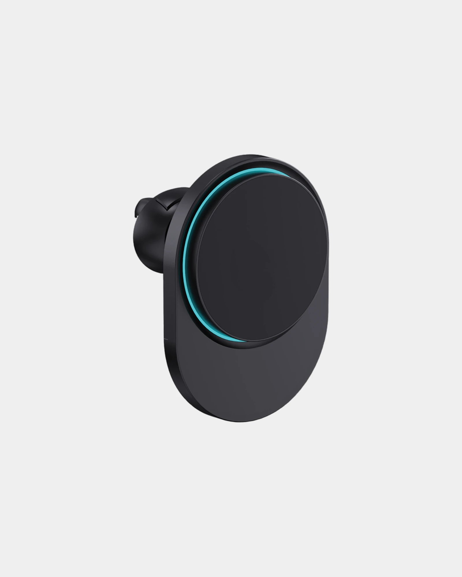 Promotional 15W recycled plastic wireless charger - Black