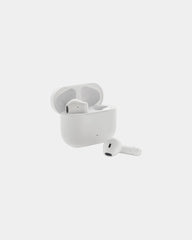 Custom recycled plastic wireless earbuds Tunevo - White