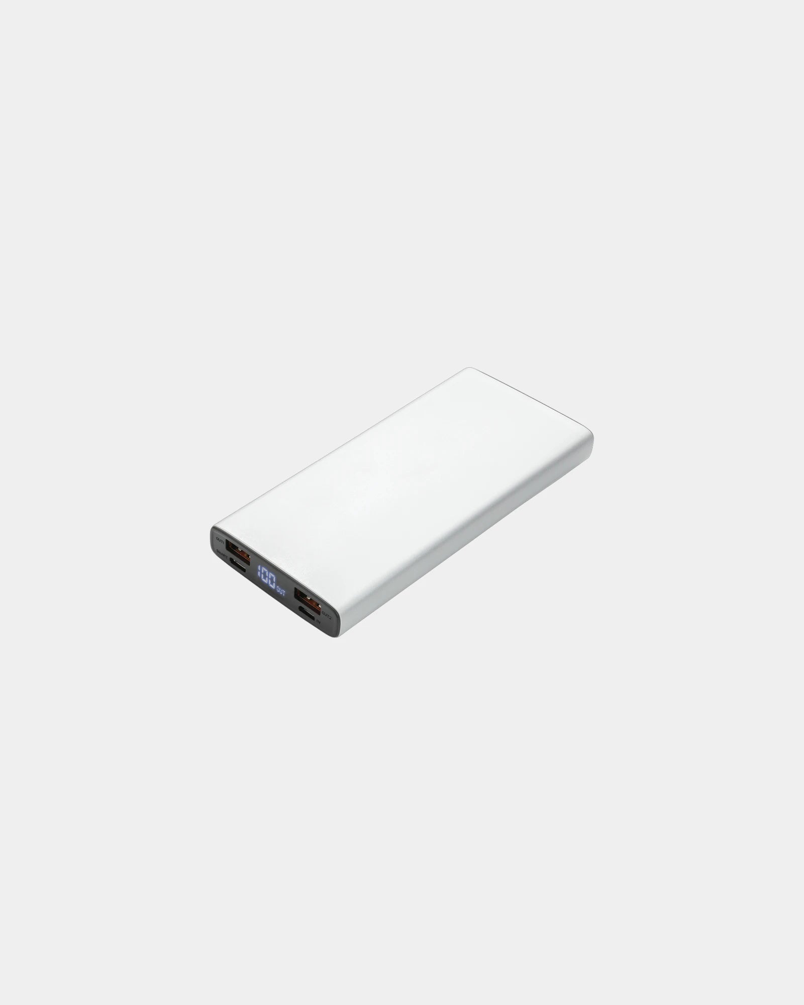 Custom 10,000 mAh power bank with PD 18W - Silver