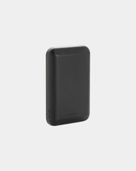 Custom power bank 5000mAh with wireless magnetic charger - Black