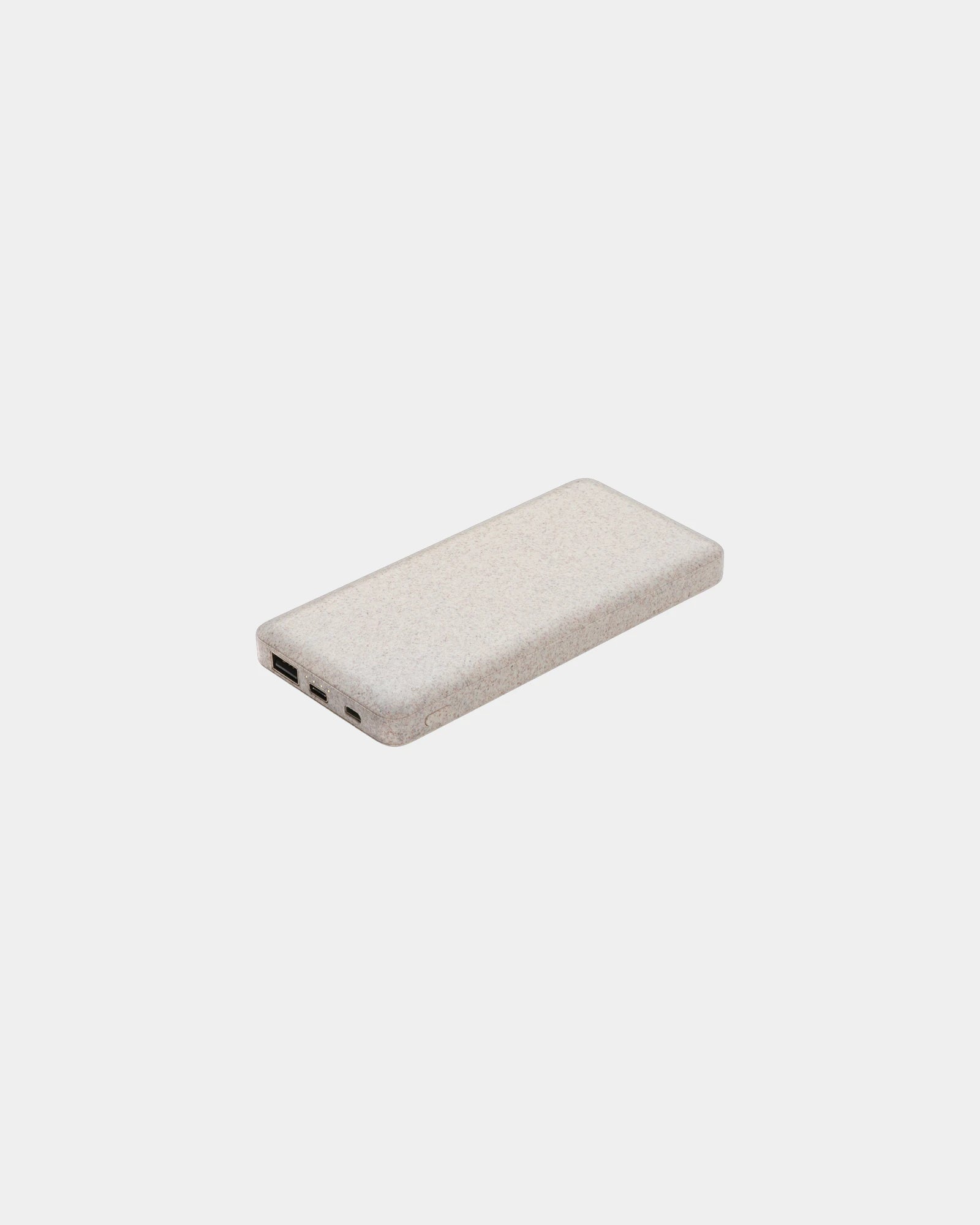 Custom wheat straw power bank 10,000 mAh - Khaki