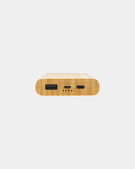 Custom bamboo power bank 8000 mAh with wireless charging - 4