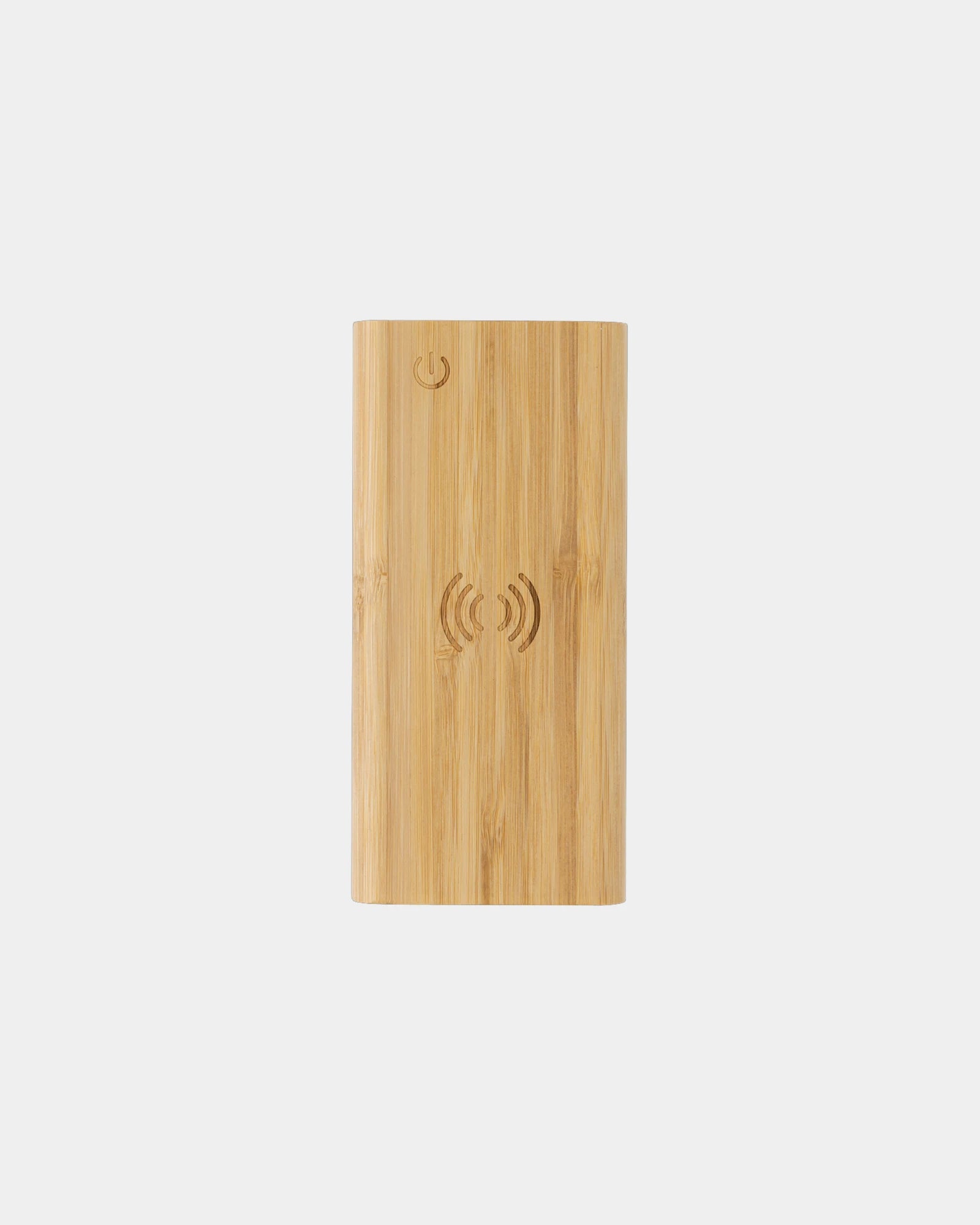 Custom bamboo power bank 8000 mAh with wireless charging - 3