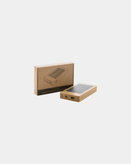 Custom bamboo solar power bank 10,000mAh - 4