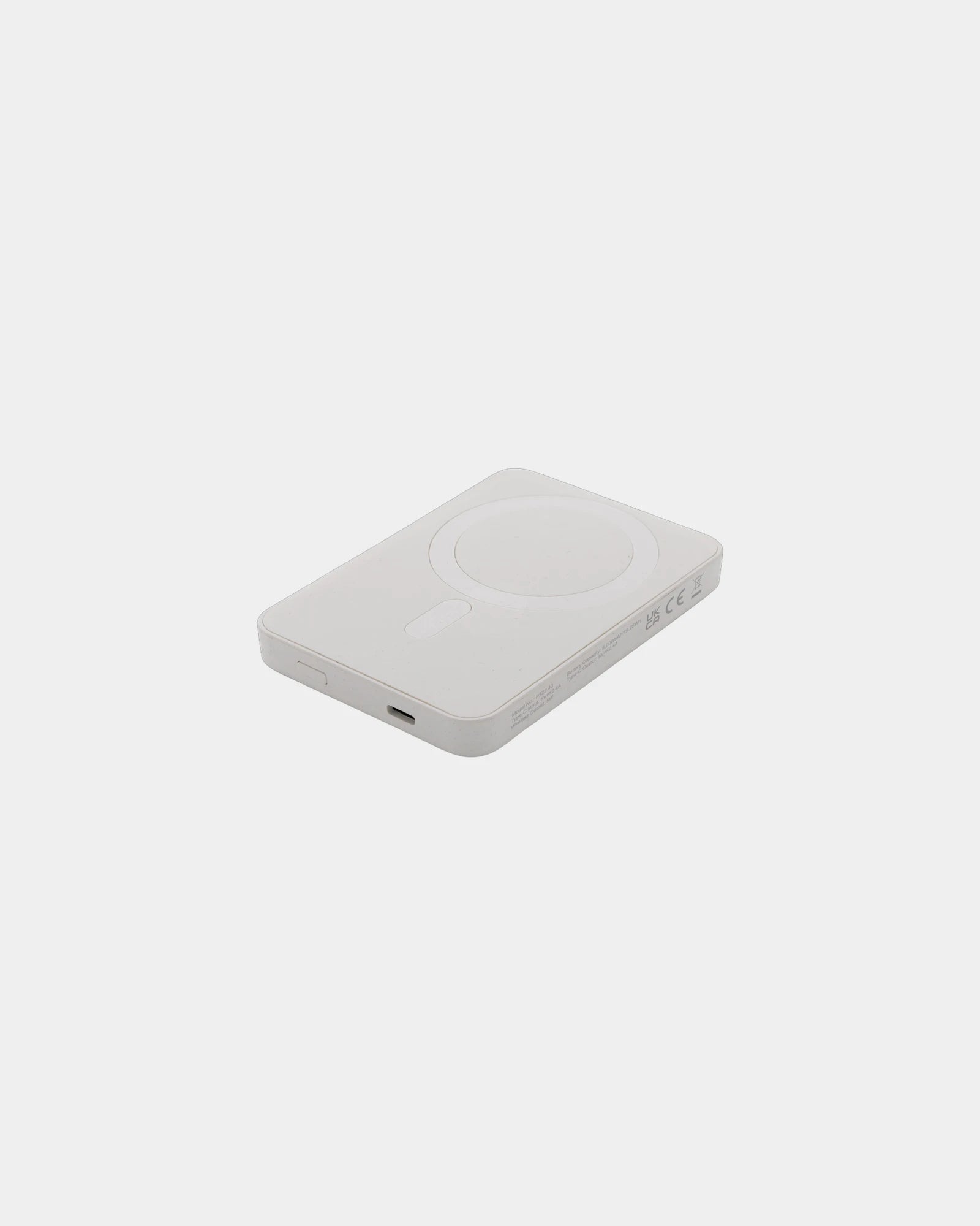 Promotional recycled power bank 5000mAh - White