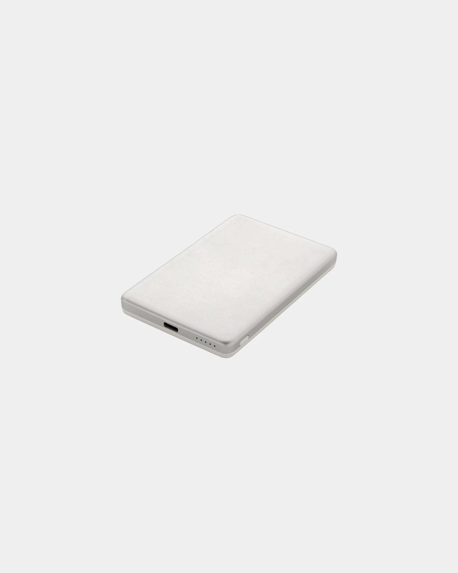 Promotional recycled aluminum power bank 5000mAh - Silver