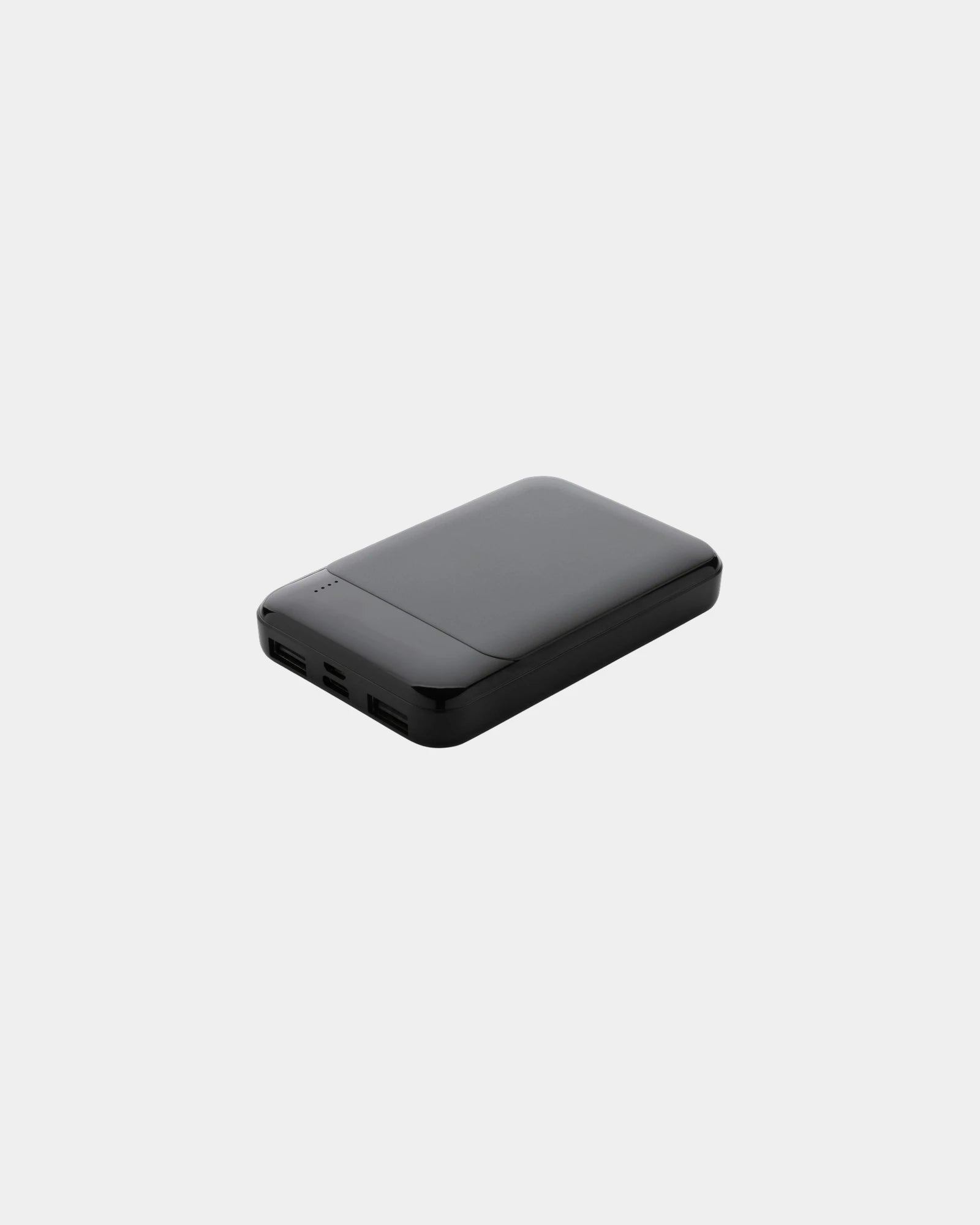 Custom recycled plastic power bank 5000 mAh - Black