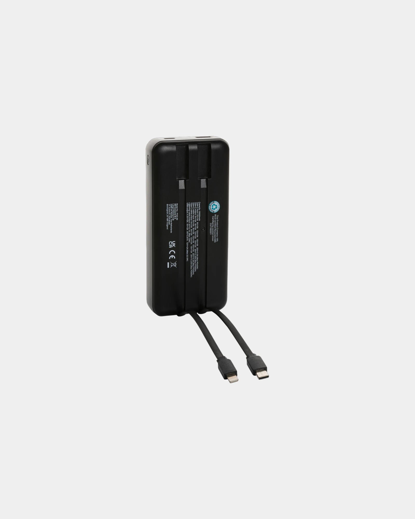 Custom recycled power bank 20,000mAh USB C - 2