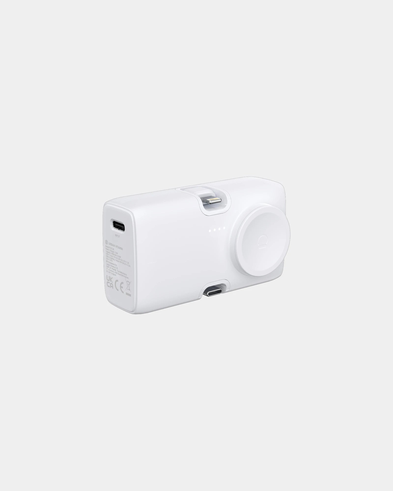 Custom promotional power bank Urban Vitamin San Diego - White