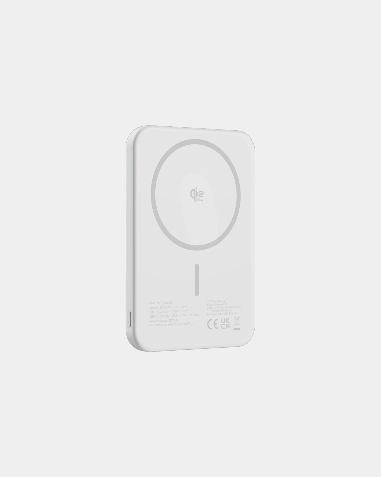 Custom eco-friendly power bank Urban Vitamin Pomona - Silver