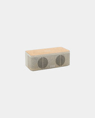 Promotional 5W speaker with wireless charging - Khaki